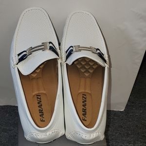 Men's FARANZI Casual Slip On White Summer Shoes